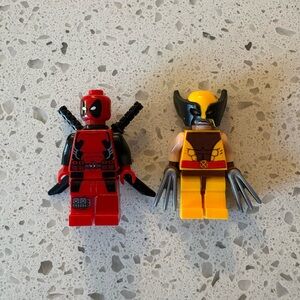 Replica Deadpool & Wolverine Lego Like Minifigures